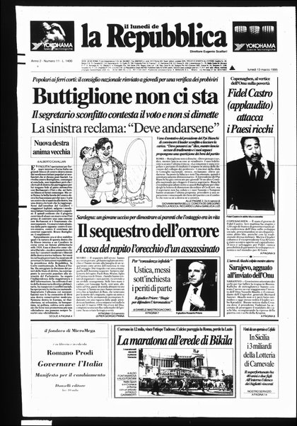 Il lunedì de La repubblica